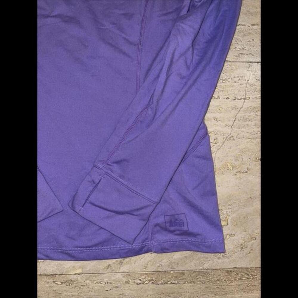 REI Co-Op Women's XL Long Sleeve T-Shirt Polyester blend Lavender Purple - Picture 4 of 5